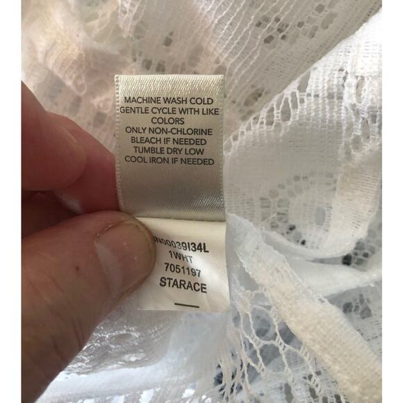 Christopher & Banks White Open Swim Cover-Up Women's One Size - Picture 5 of 5